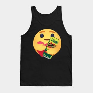 Surge 90s soda drink care hug emoji Tank Top